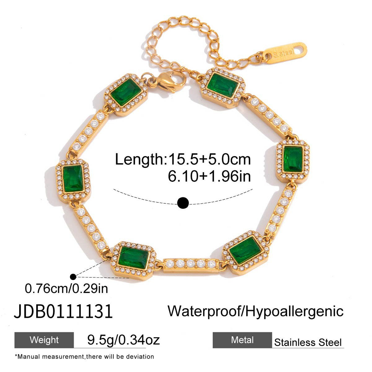 Reset Emerald Station Bracelet