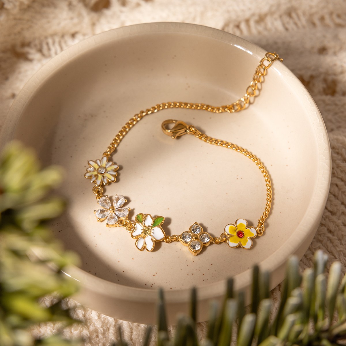 Becoming Flower Garden Bracelet