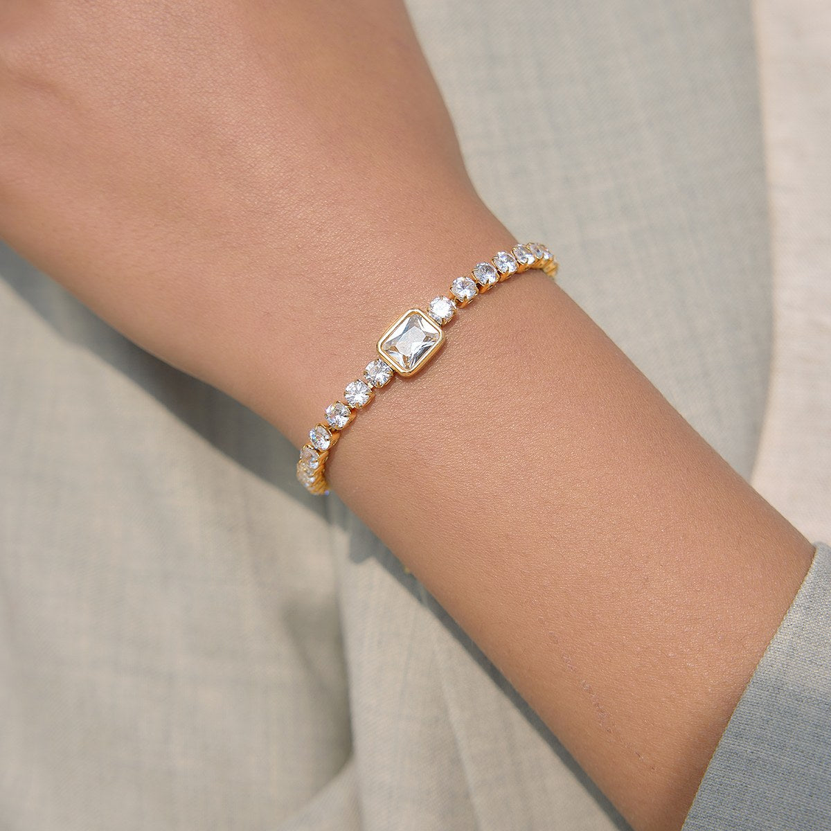 Iconic Crystal Tennis Bracelet