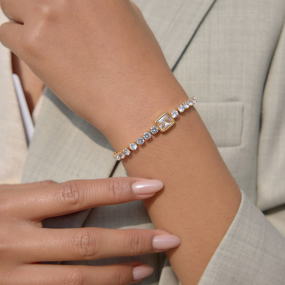 Iconic Crystal Tennis Bracelet