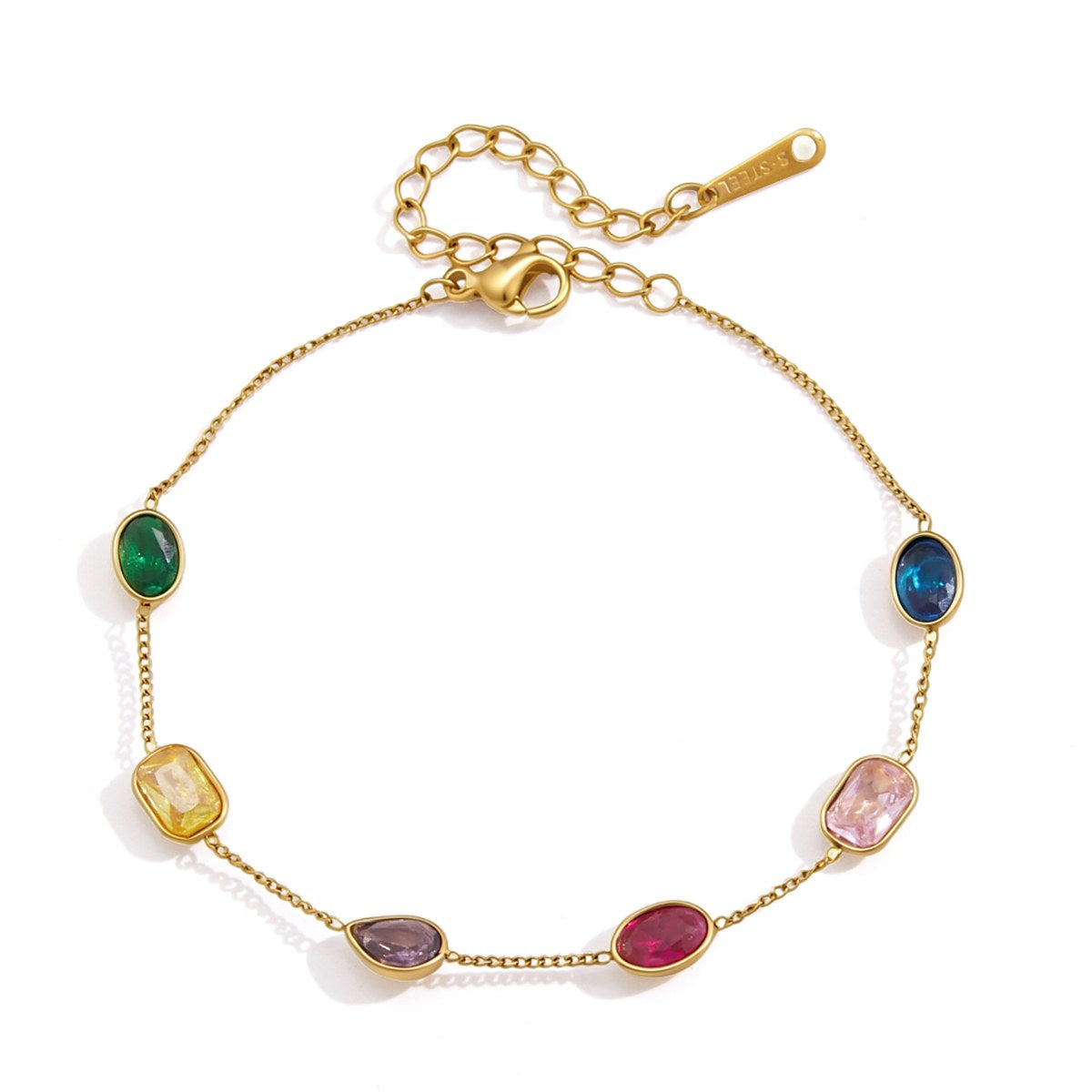 Rare Jewel Oval Bracelet