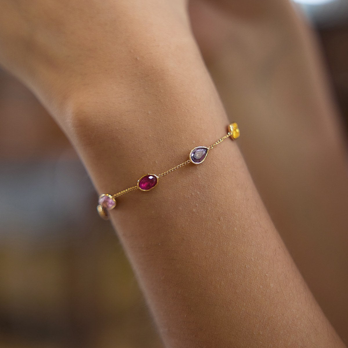 Rare Jewel Oval Bracelet