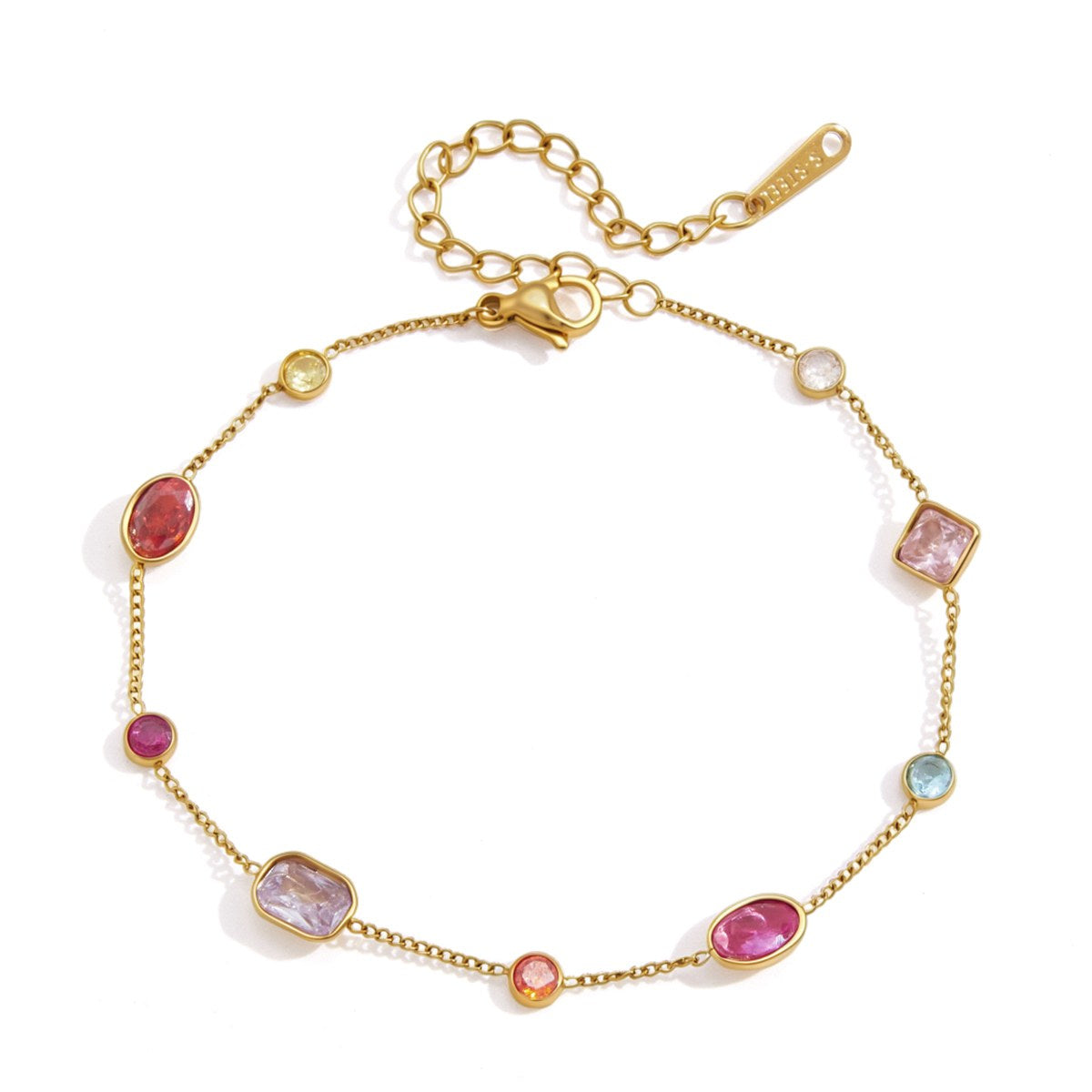 Pretty Pink Gem Bracelet