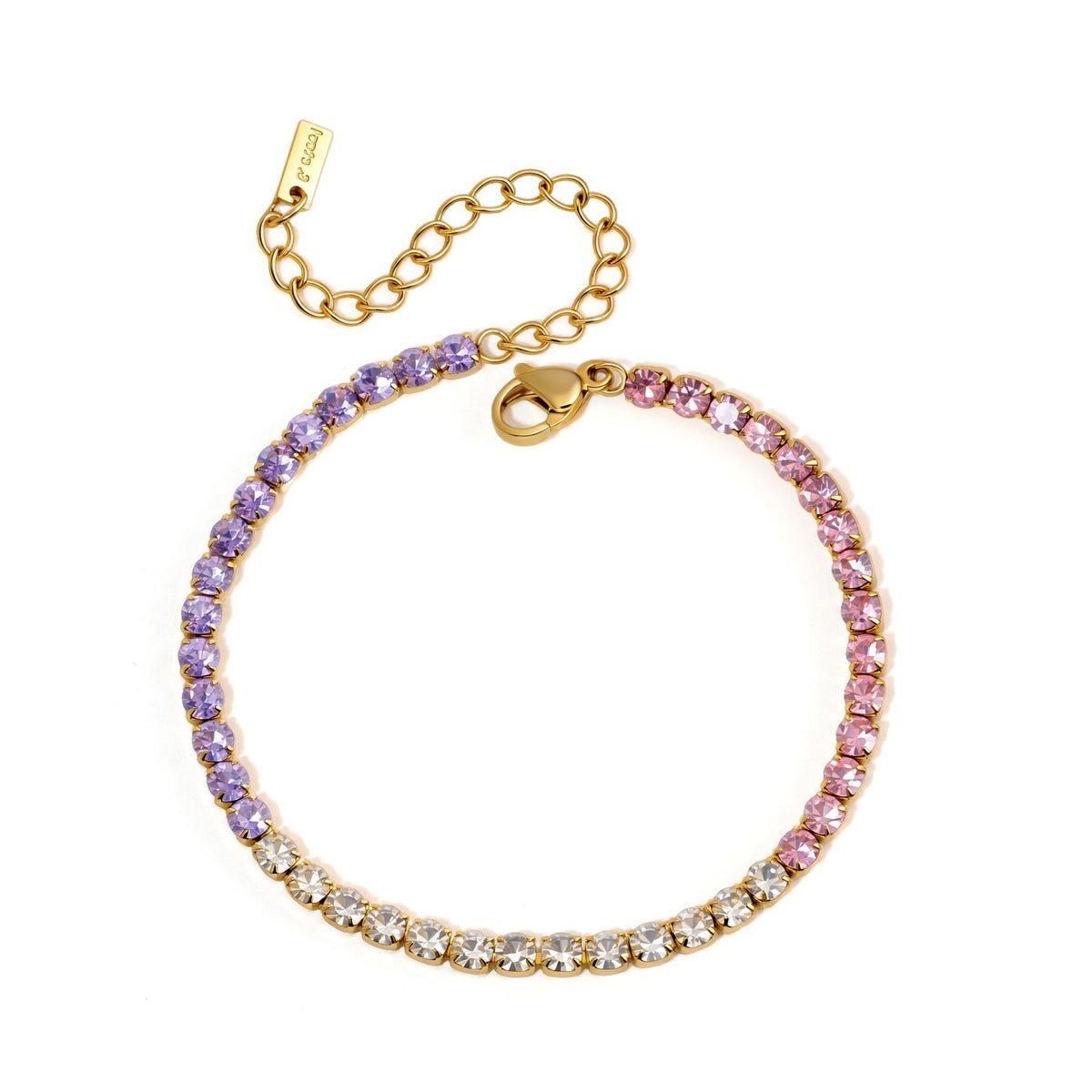 Aura Lavender Pink Tennis Bracelet