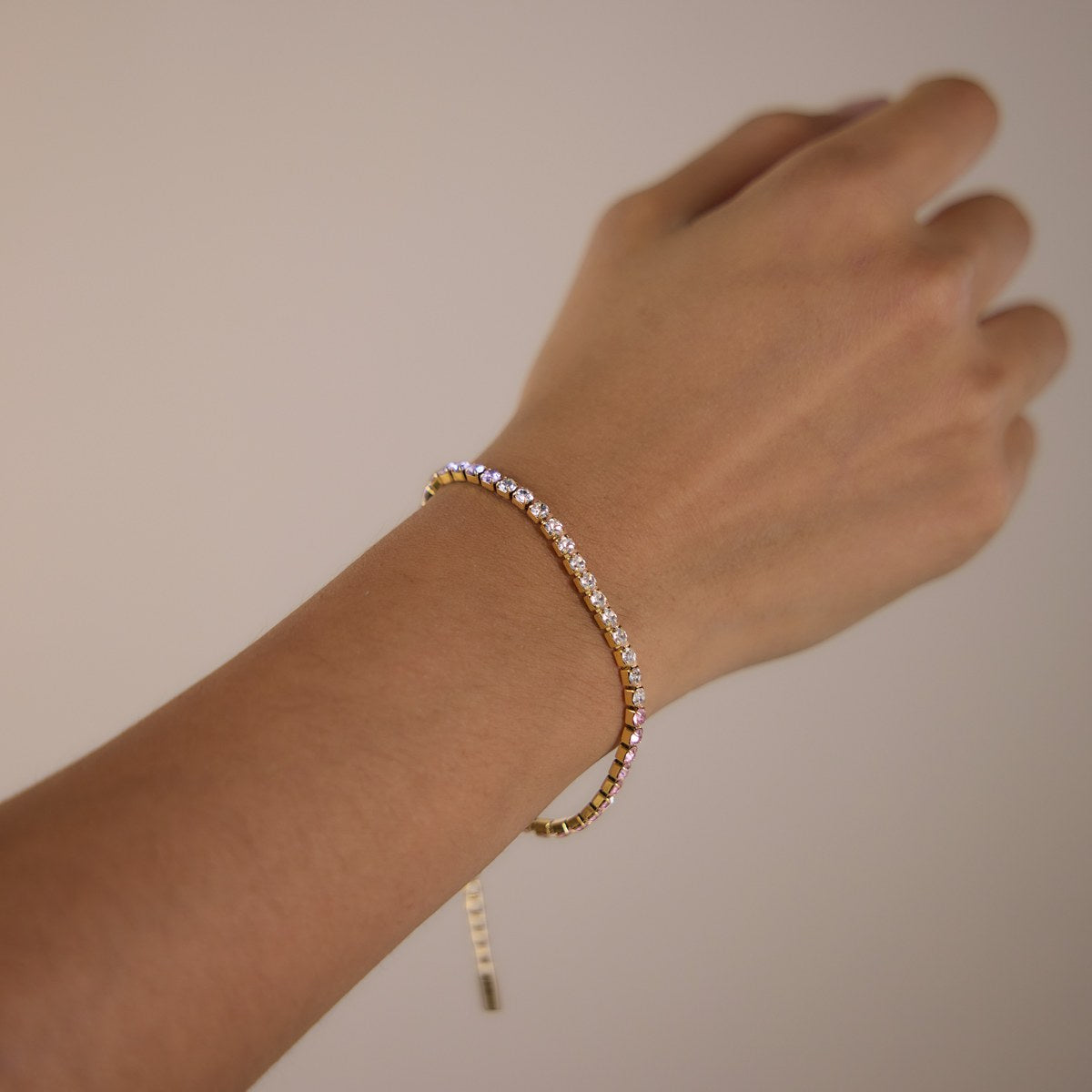 Aura Lavender Pink Tennis Bracelet