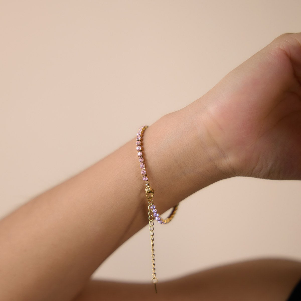 Aura Lavender Pink Tennis Bracelet