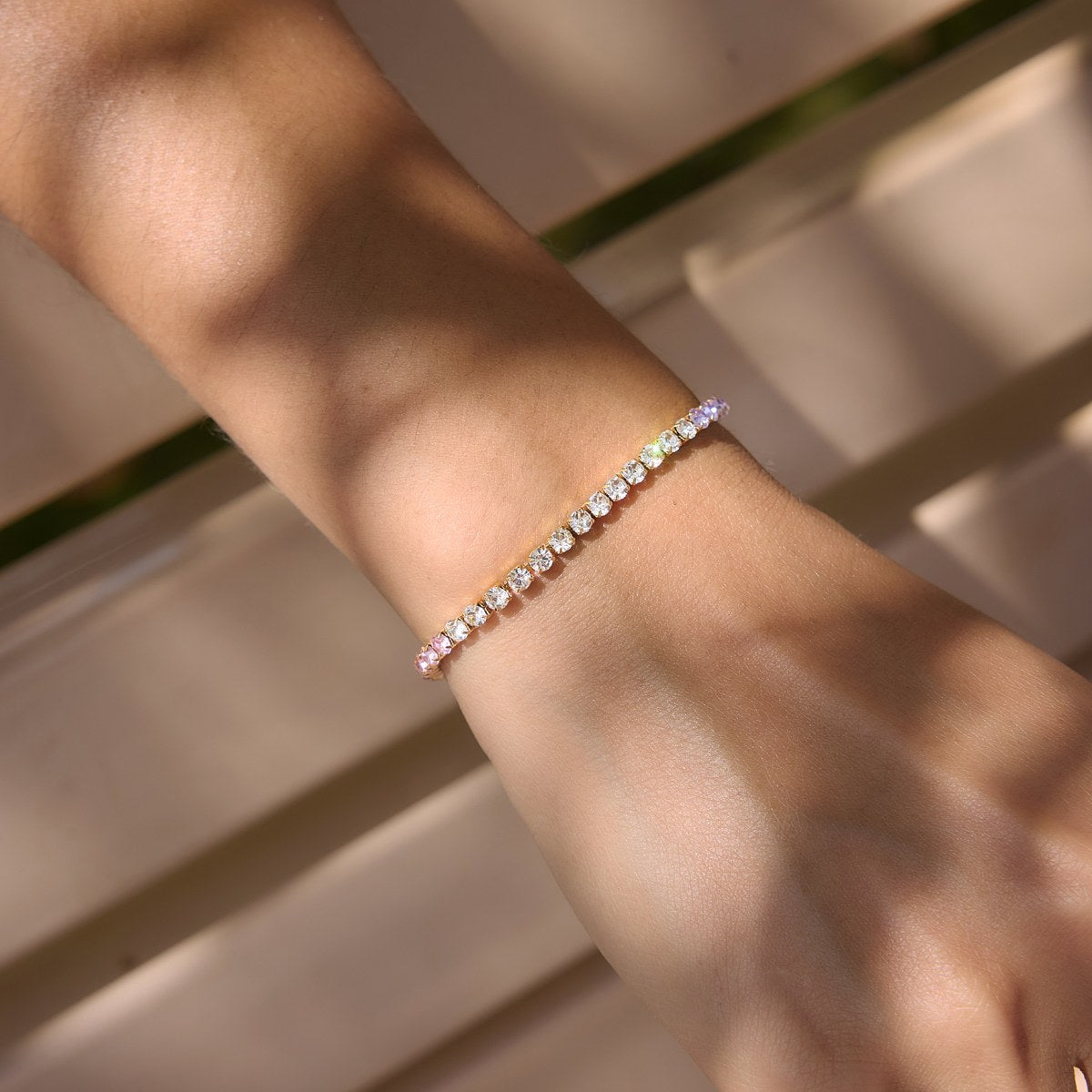 Aura Lavender Pink Tennis Bracelet