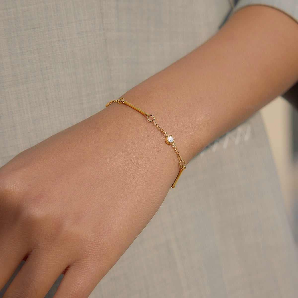 Reset Bar Bezel Bracelet