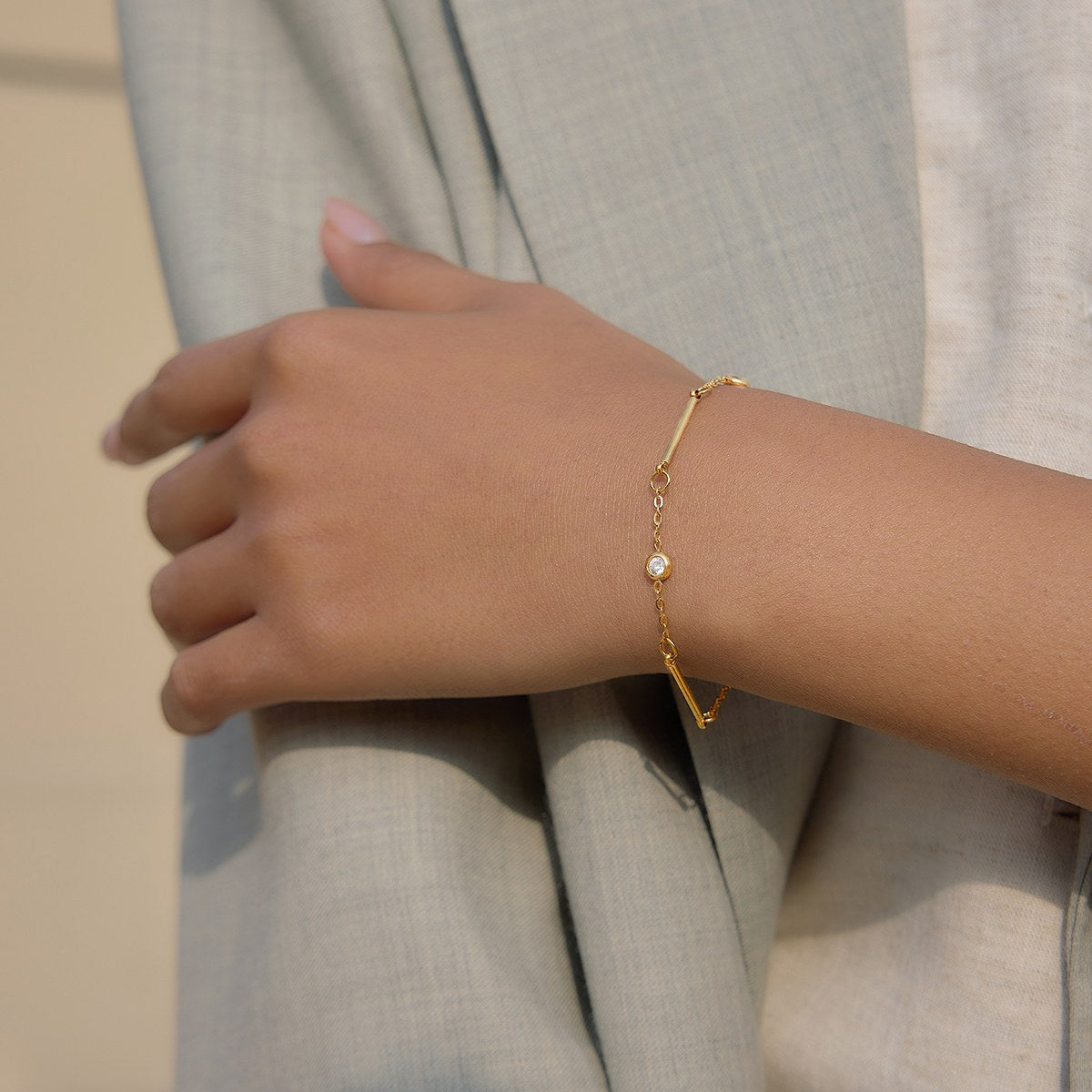 Reset Bar Bezel Bracelet