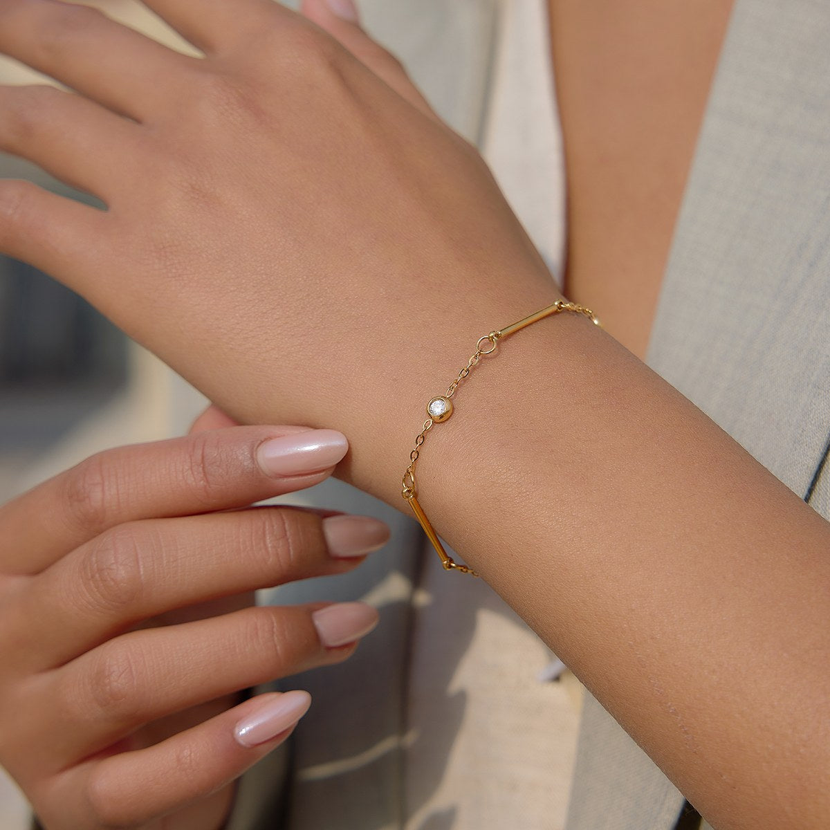 Reset Bar Bezel Bracelet
