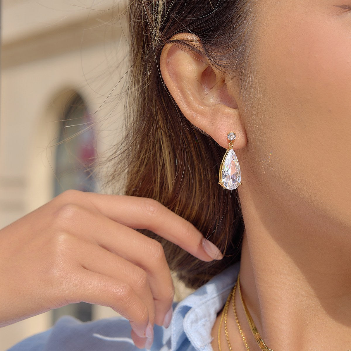 Iconic Crystal Teardrop Earrings