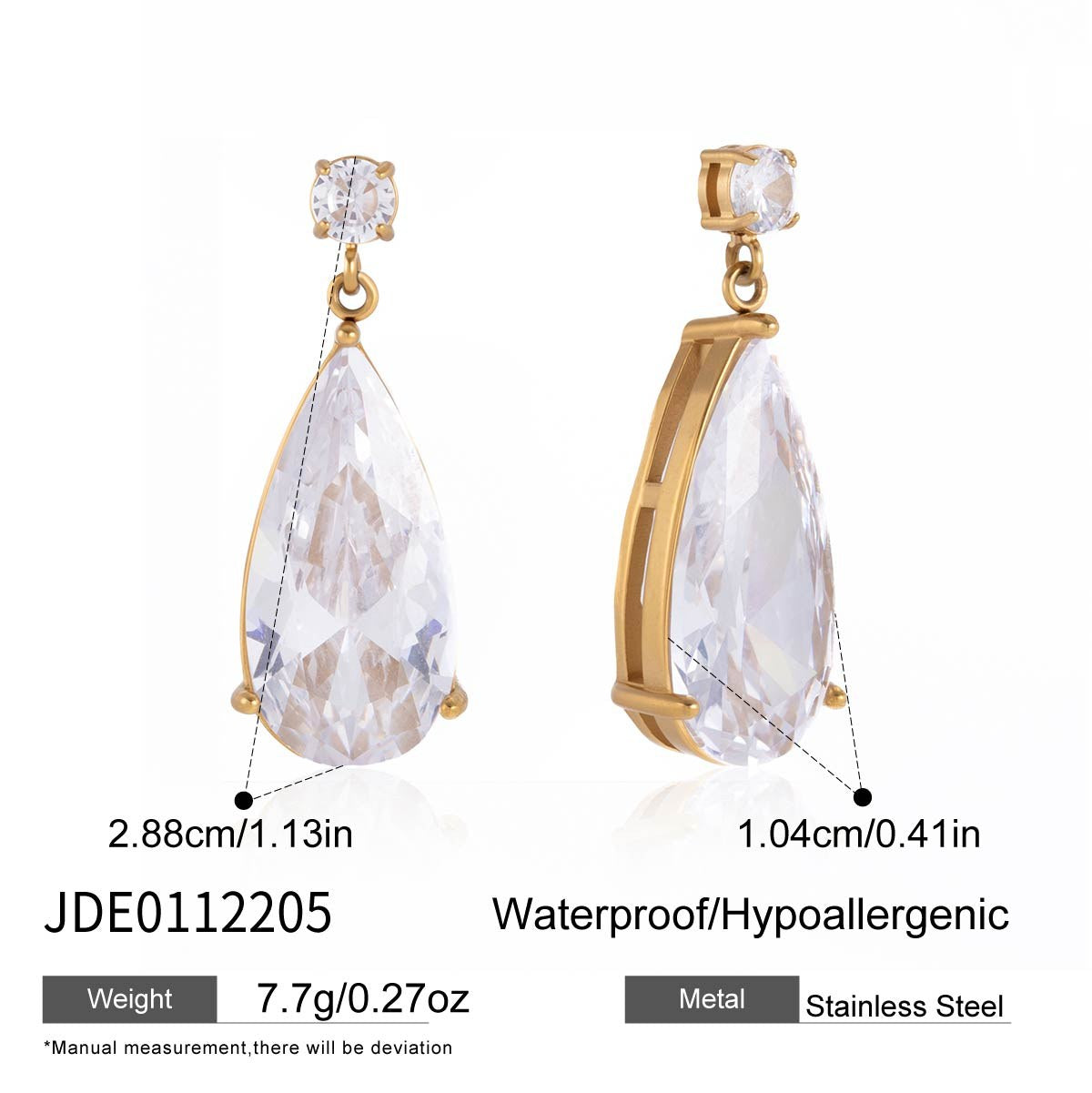 Iconic Crystal Teardrop Earrings