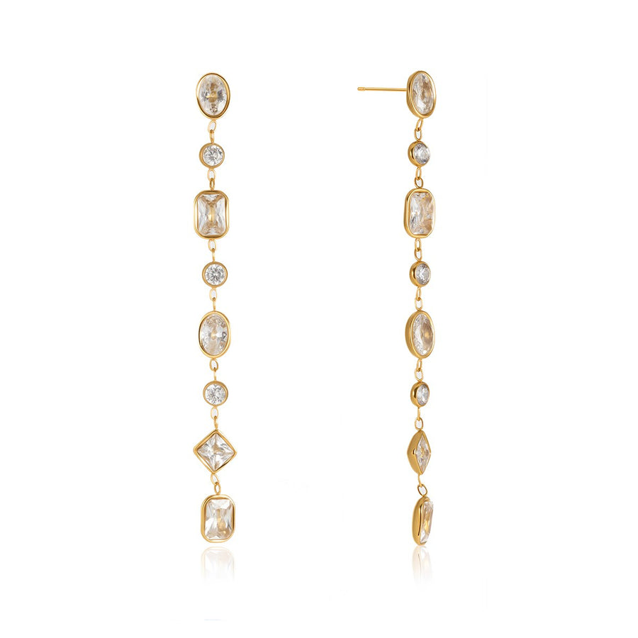 Grace Drop Earrings · Crystal