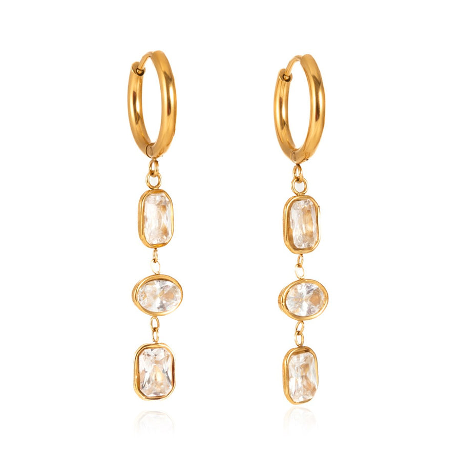 Hope Drop Hoops · Crystal