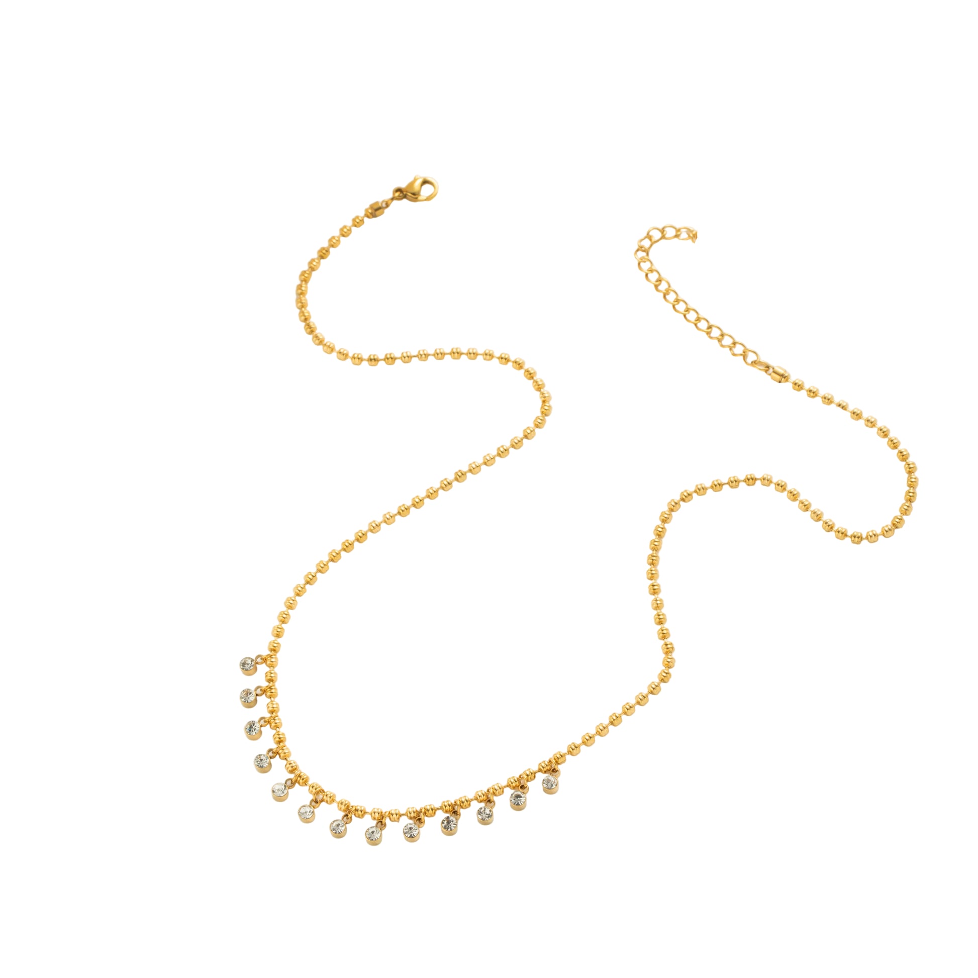Lila Pearl Drop Necklace