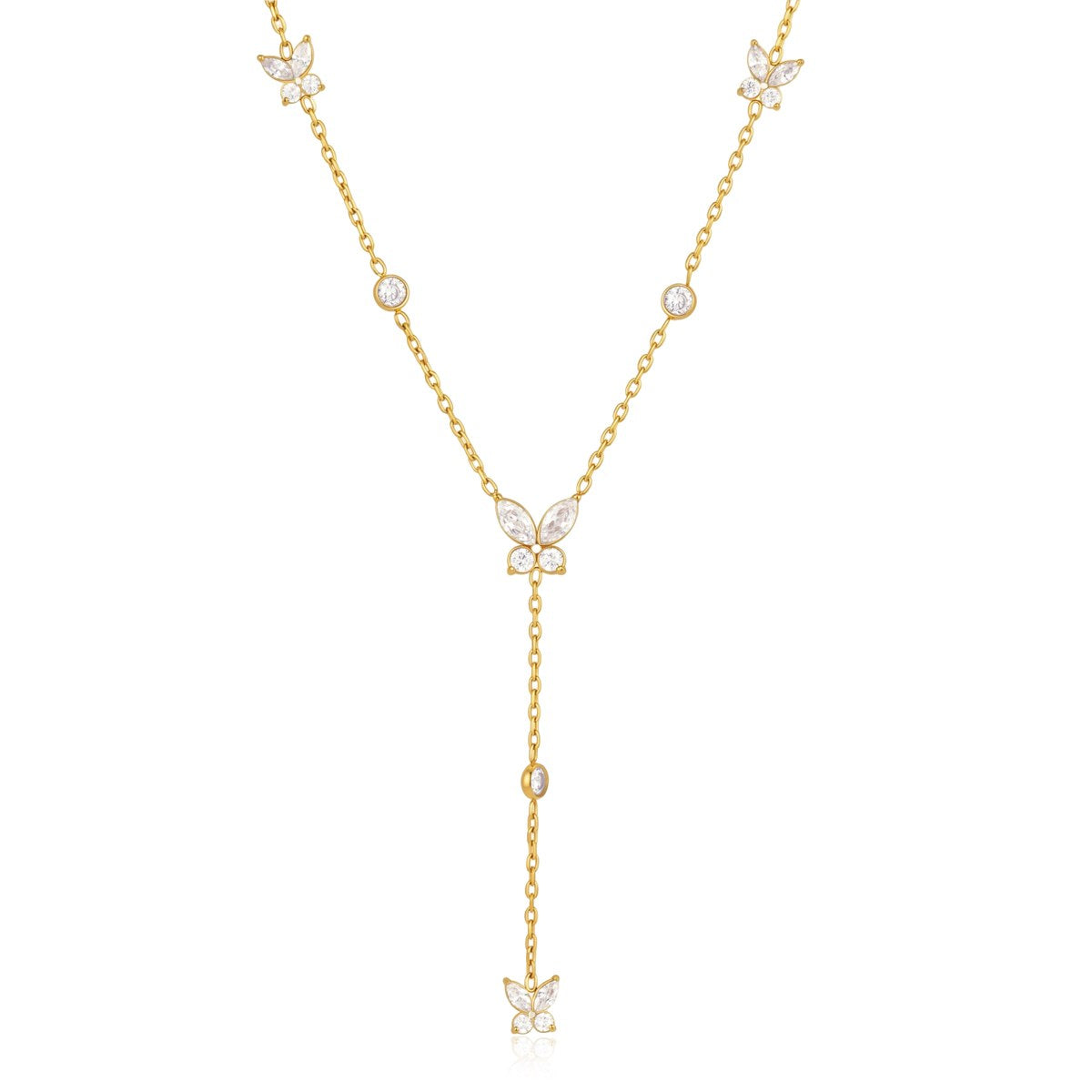 Becoming Butterfly Y Necklace