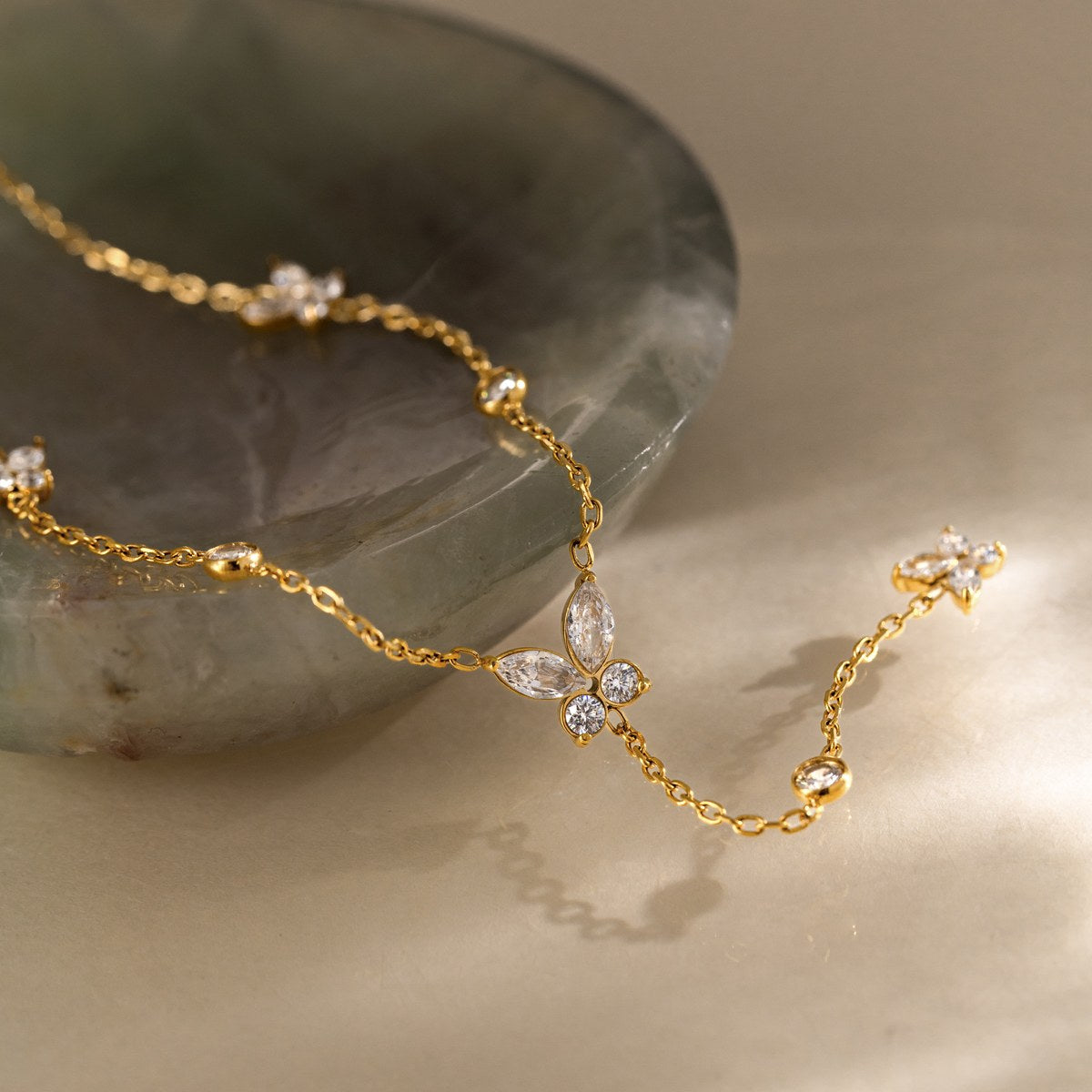 Becoming Butterfly Y Necklace