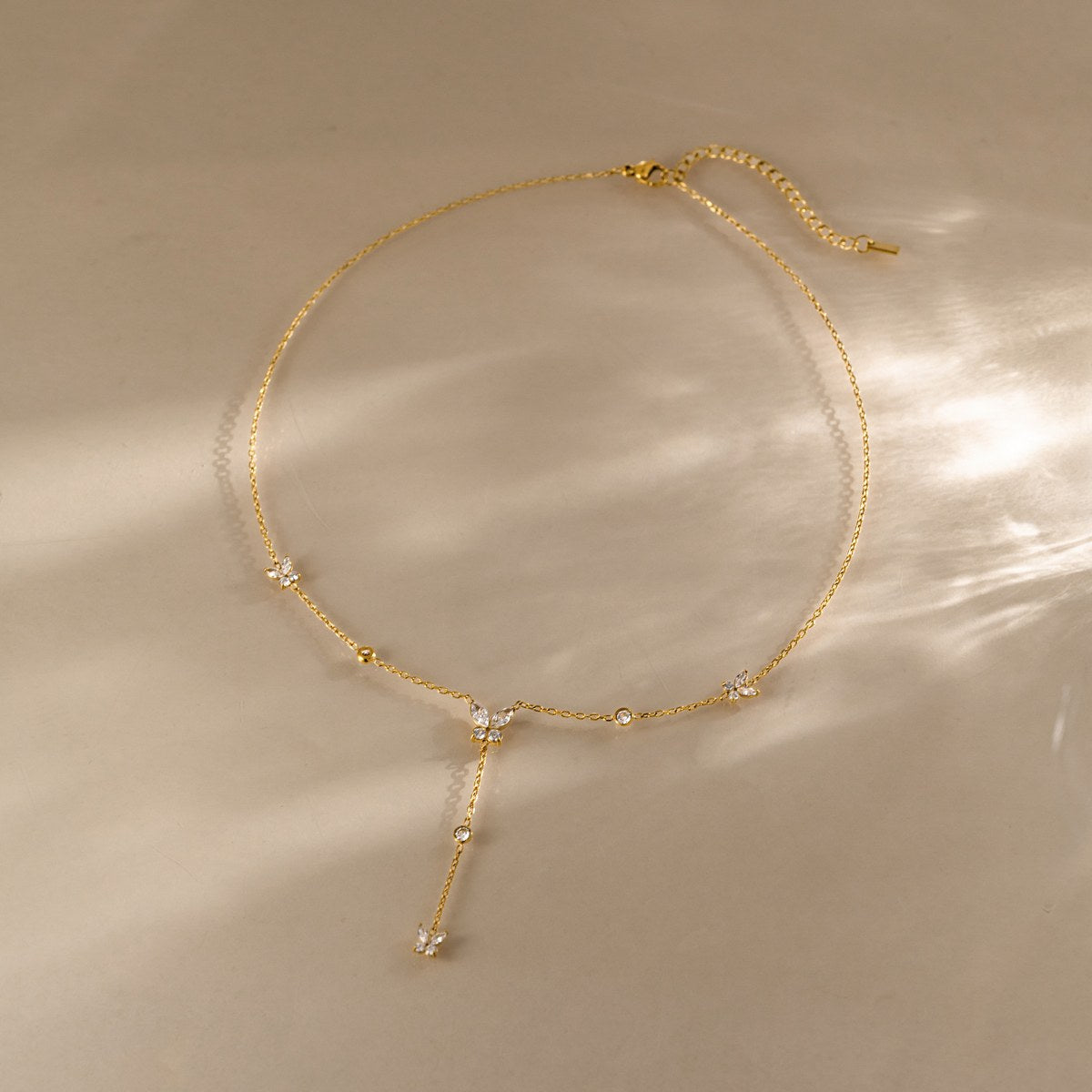 Becoming Butterfly Y Necklace
