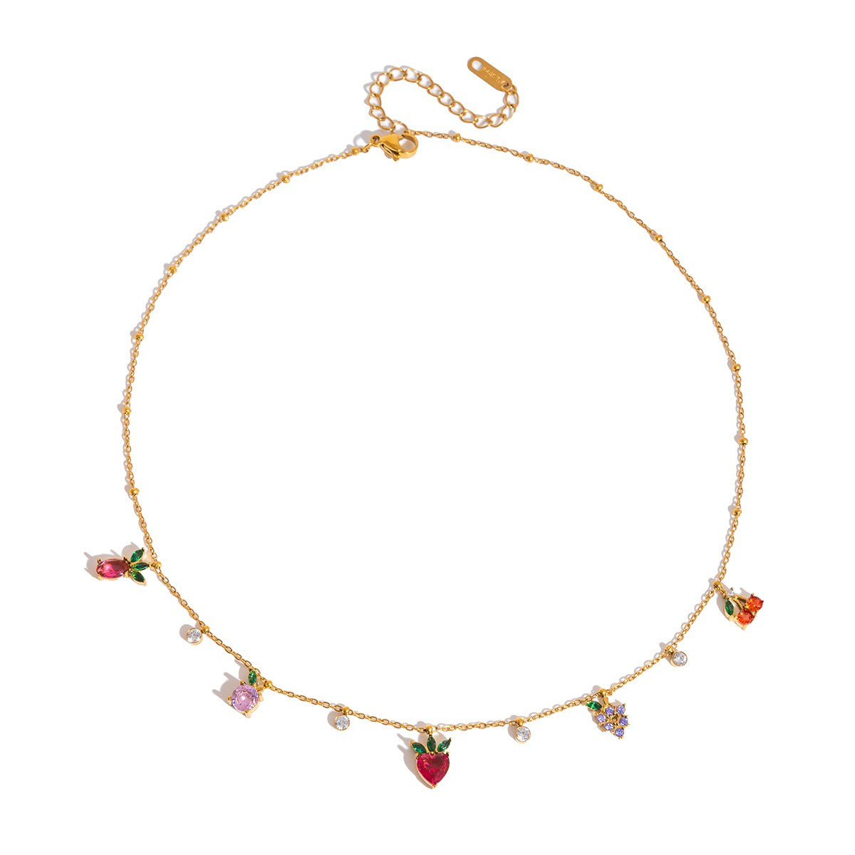 Her Fruit Charm Necklace
