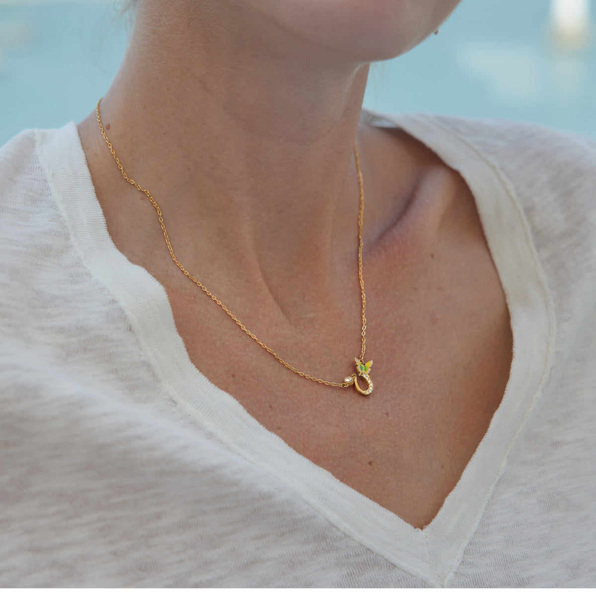 Reset Tiny Charm Necklace