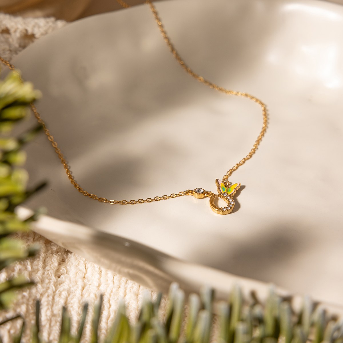 Reset Tiny Charm Necklace