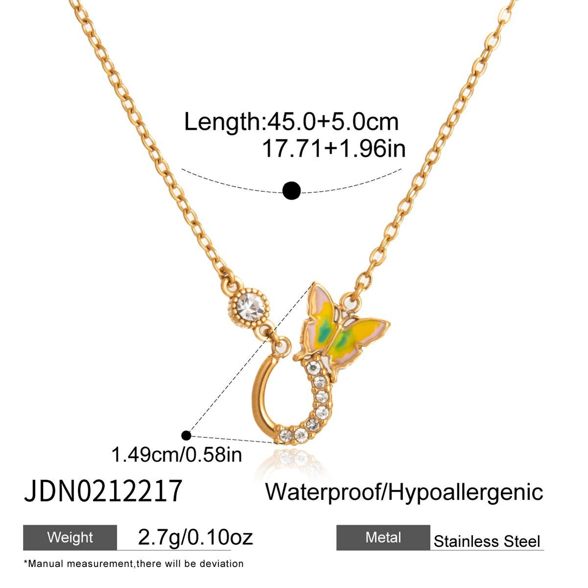 Reset Tiny Charm Necklace