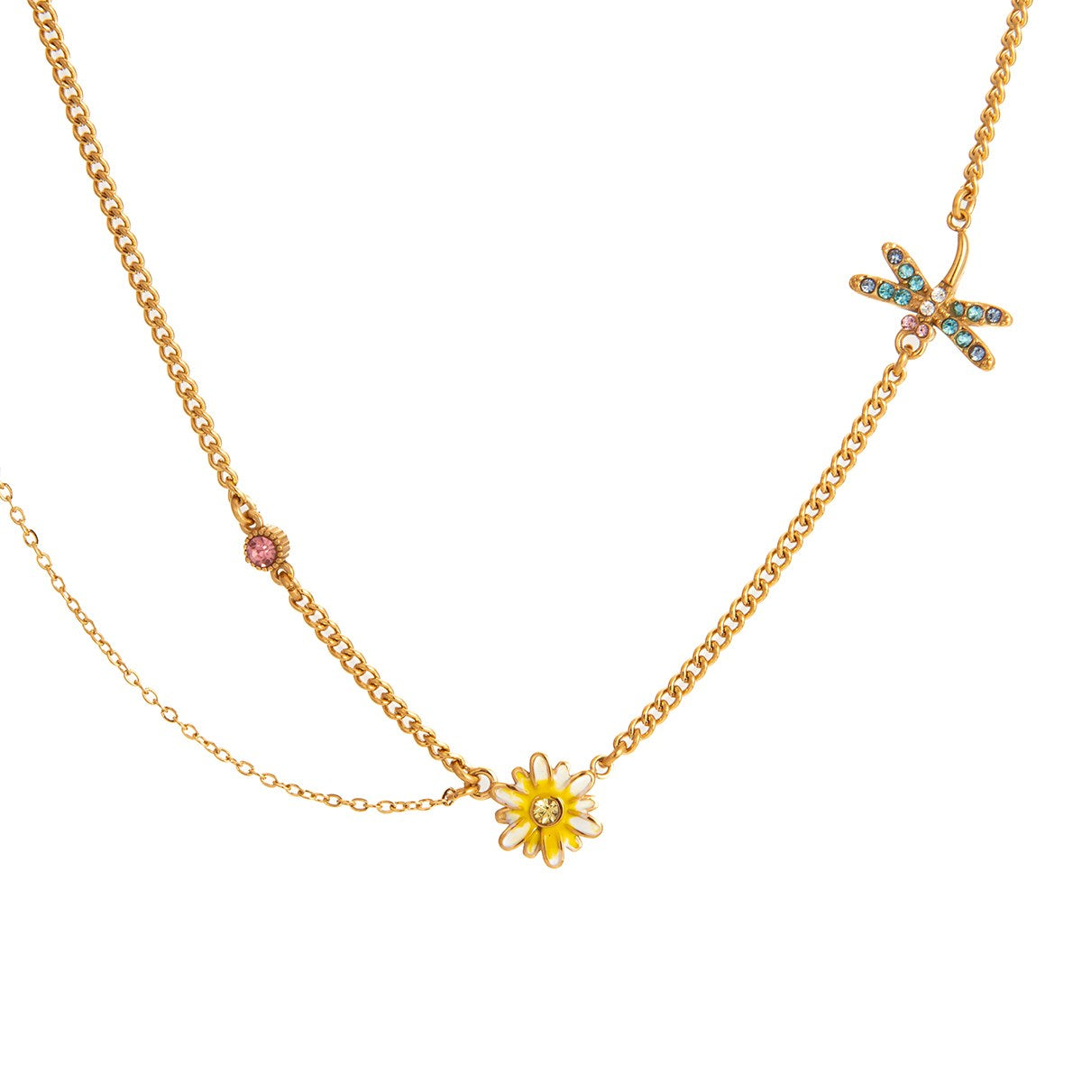 Becoming Daisy Dragonfly Necklace