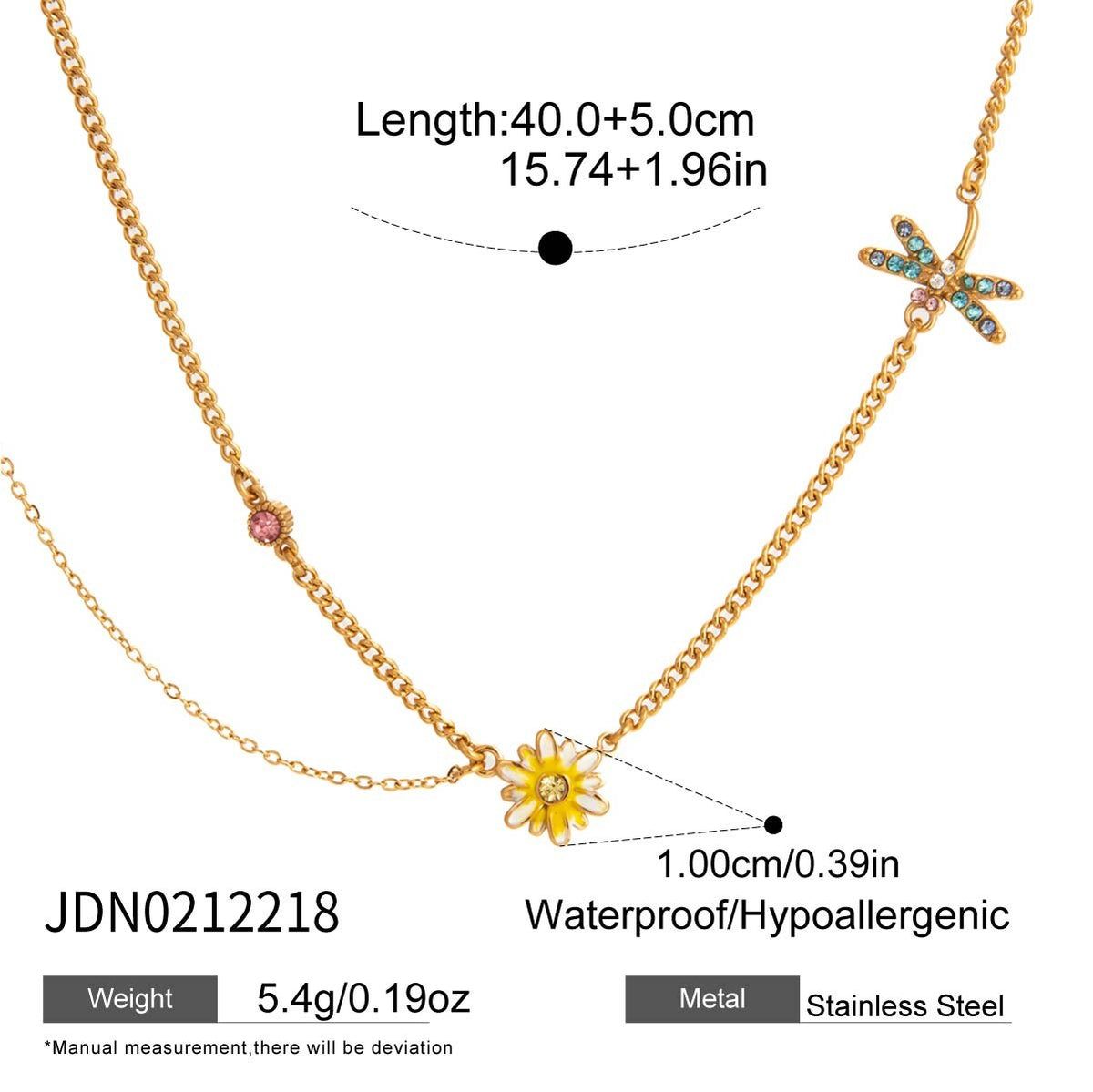 Becoming Daisy Dragonfly Necklace