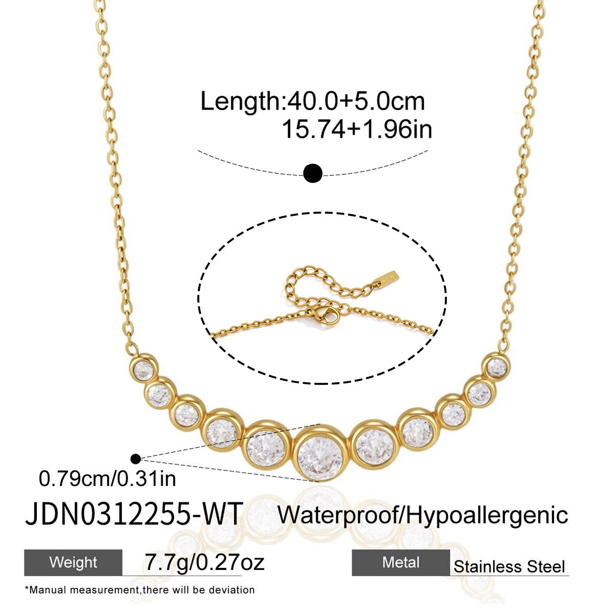 Iconic Crystal Smile Necklace