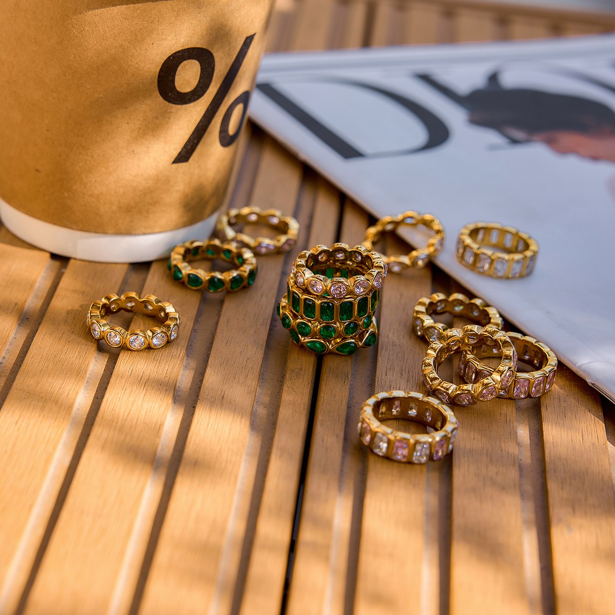 Rare Heart Eternity Ring