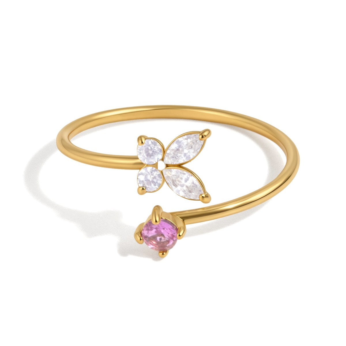 Becoming Butterfly Open Ring