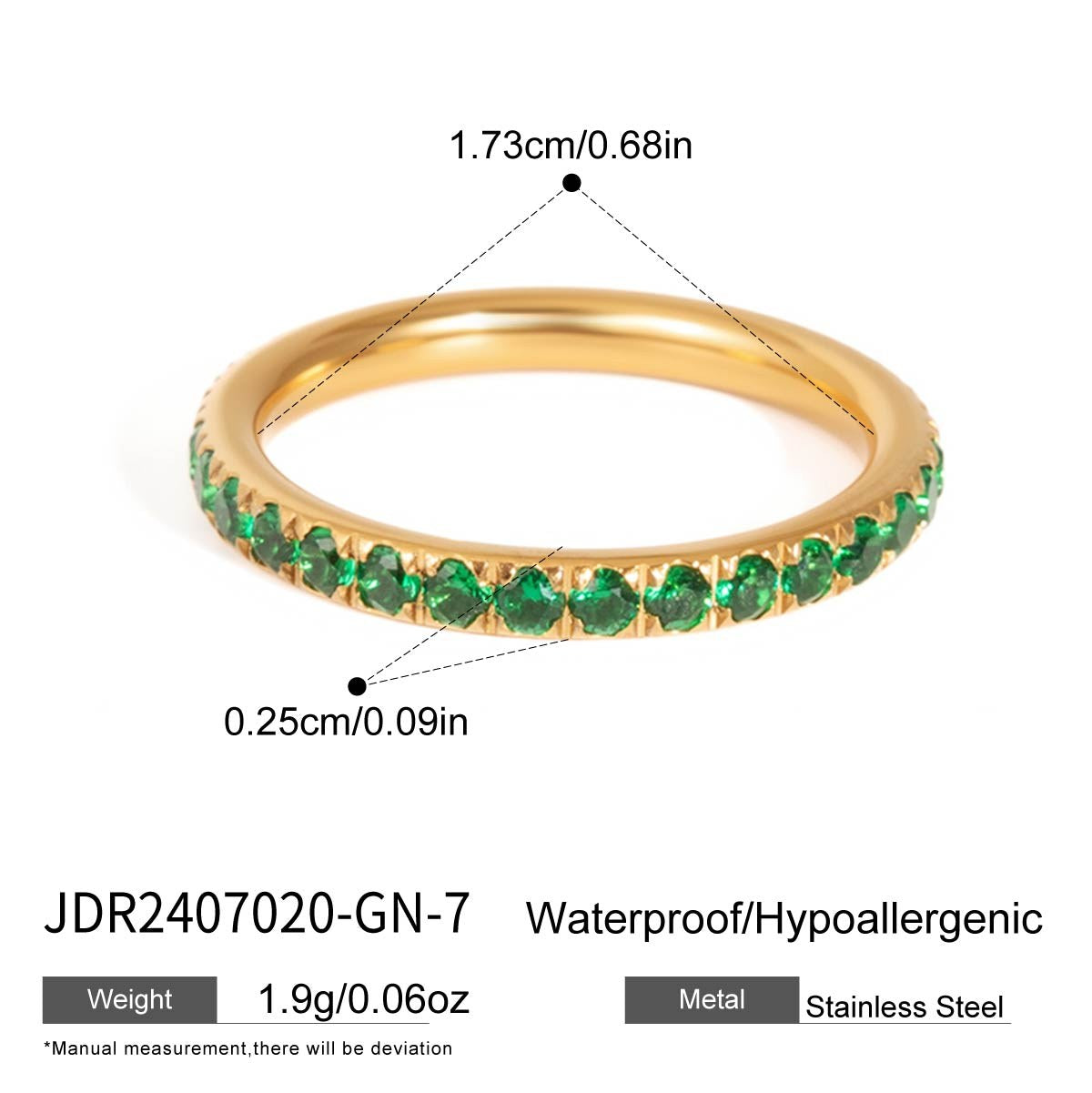 Reset Green Eternity Band
